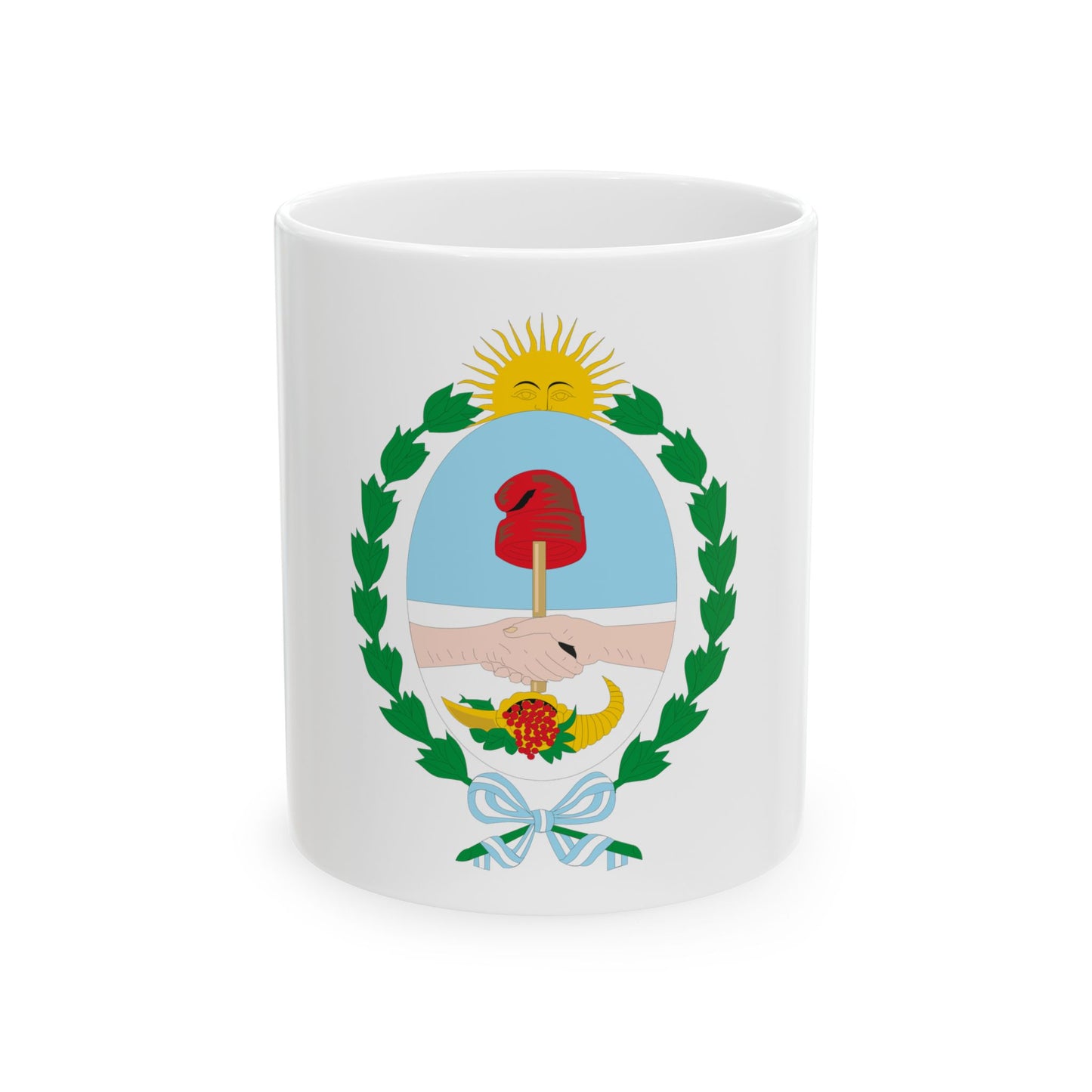 Coat of Arms Mendoza Argentina - White Coffee Mug