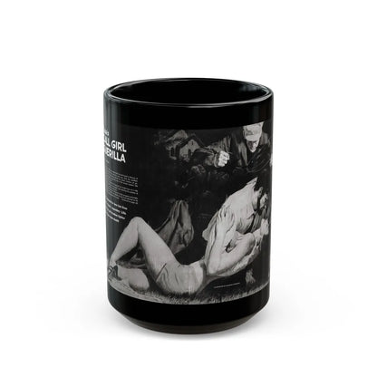 Cuba's Call Girl Guerilla, Adventure, December 1963 - Black Coffee Mug-15oz-Go Mug Yourself