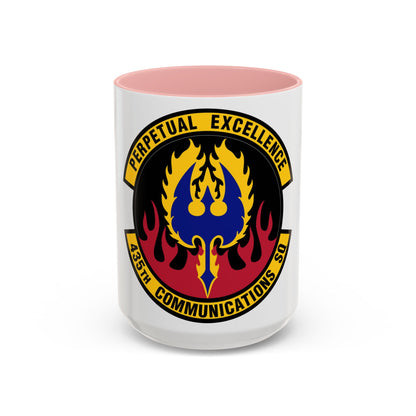 435th Communications Squadron (U.S. Air Force) Accent Coffee Mug