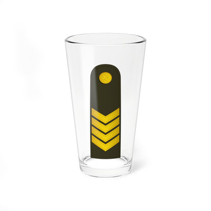 Lithuania Army OR 7 (Lithuania) (Military Rank) Pint Glass 16oz