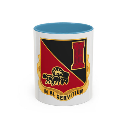 128 Engineer Battalion Nebraska National Guard (U.S. Army) Accent Coffee Mug