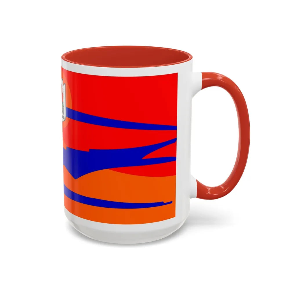 Flag of Ashtarak Armenia - Accent Coffee Mug-Go Mug Yourself