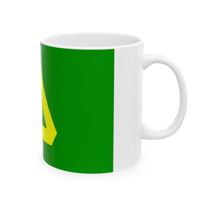 Flag of Delta British Columbia Canada - White Coffee Mug-Go Mug Yourself