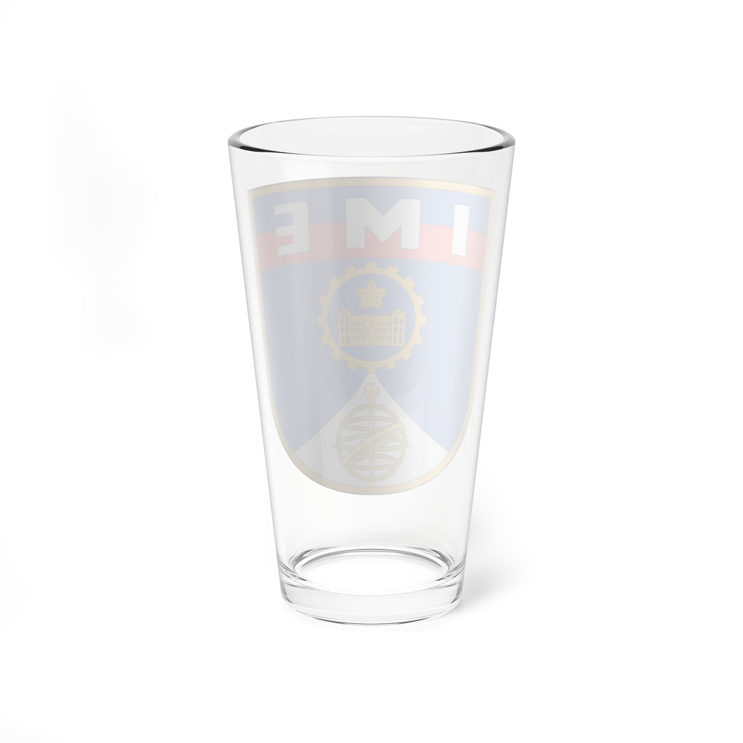 Escudo de Instituto Militar de Engenharia (Spain) (Coat of Arms) Pint Glass 16oz