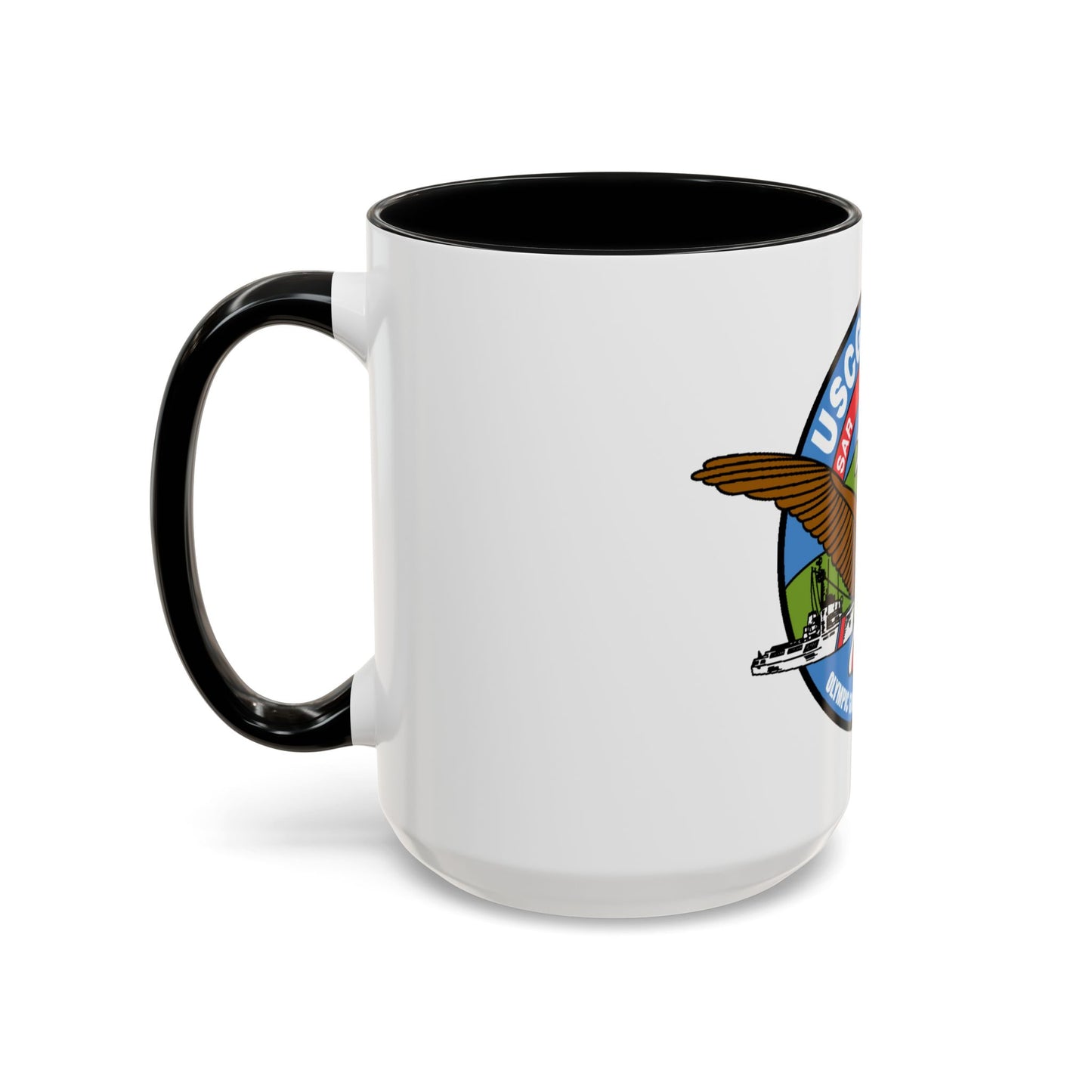 USCGC Active WMEC 618 (U.S. Coast Guard) Accent Coffee Mug