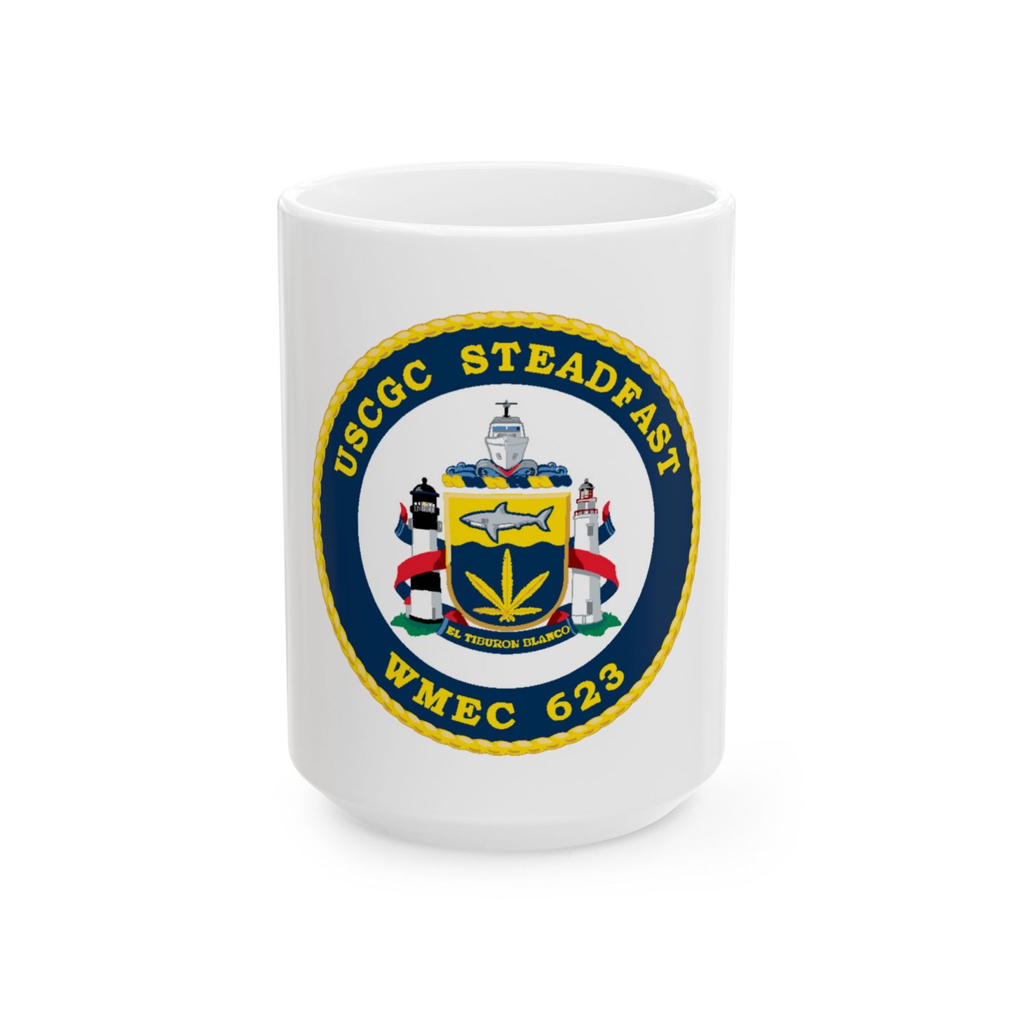 USCGC Steadfast WMEC 623 (U.S. Coast Guard) White Coffee Mug