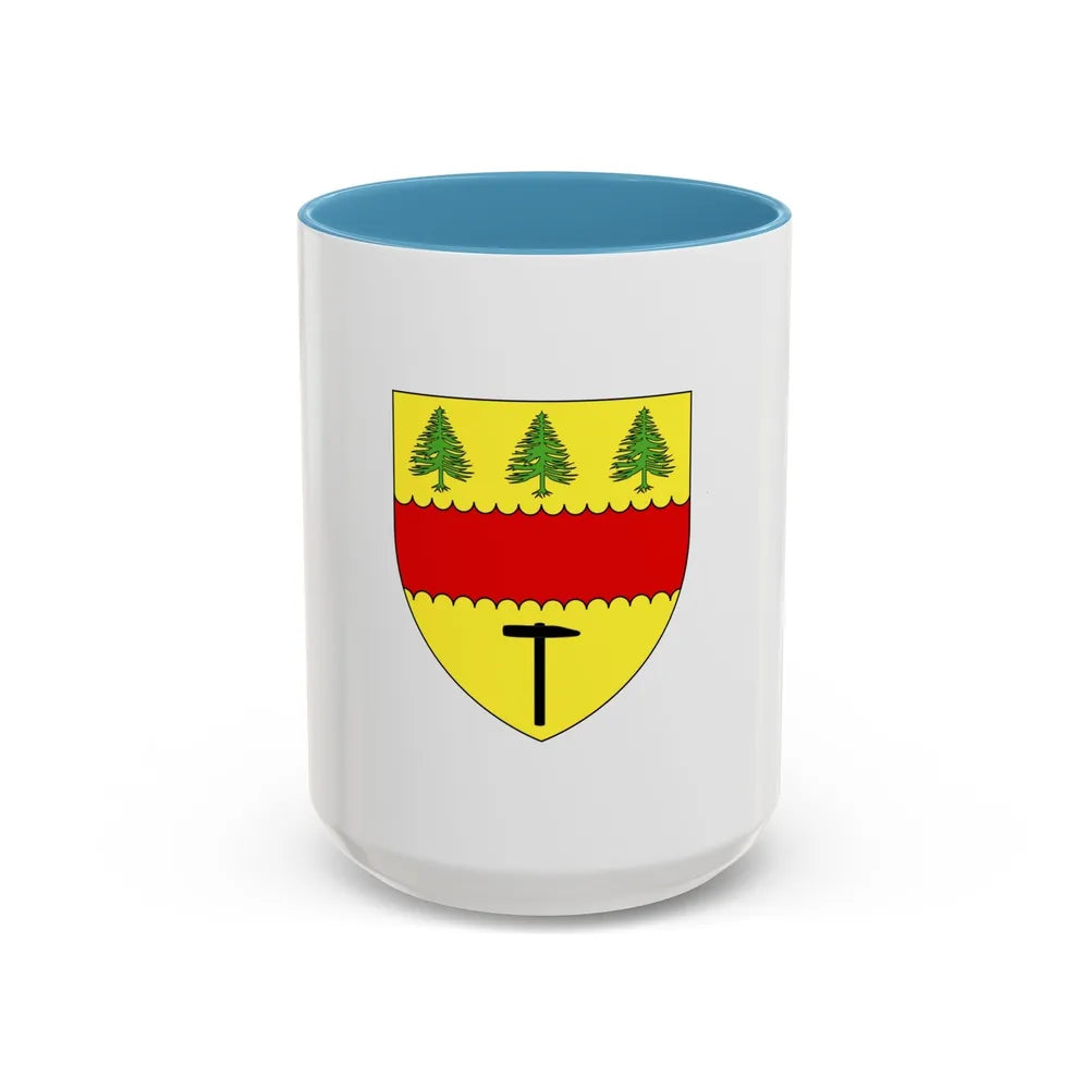 Flag of Chibougamau Canada - Accent Coffee Mug-15oz-Light Blue-Go Mug Yourself