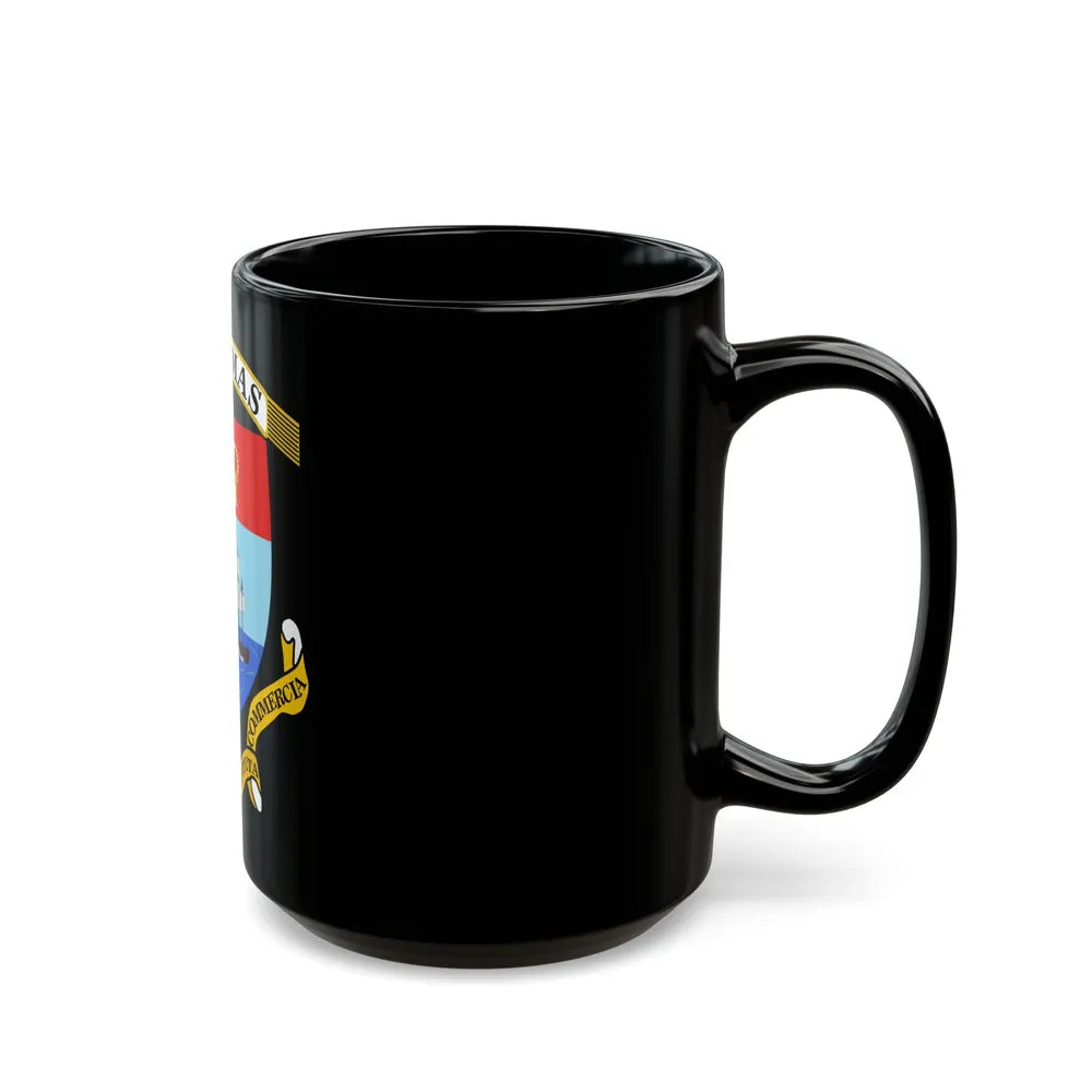 Coat of Arms of The Bahamas 2 - Black Coffee Mug-Go Mug Yourself