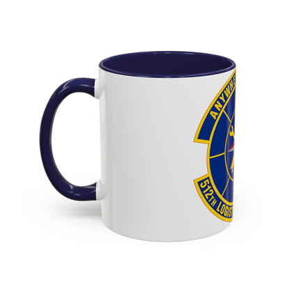 512 Logistics Readiness Squadron AFRC (U.S. Air Force) Accent Coffee Mug