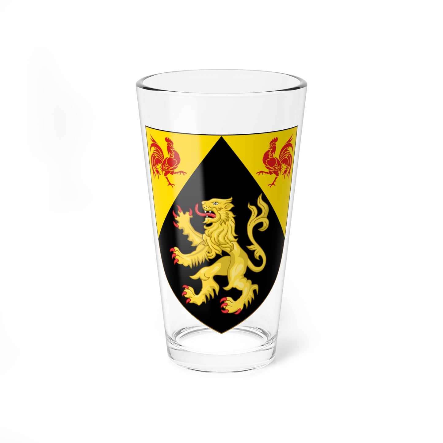Coat of arms of Walloon Brabant (Belgium) (Coat of Arms) Pint Glass 16oz