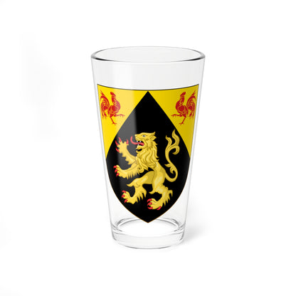 Coat of arms of Walloon Brabant (Belgium) (Coat of Arms) Pint Glass 16oz