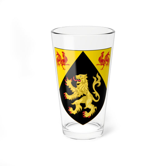 Coat of arms of Walloon Brabant (Belgium) (Coat of Arms) Pint Glass 16oz
