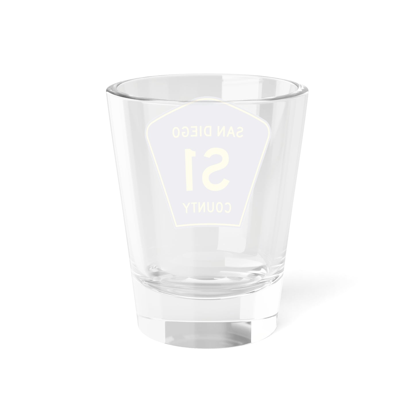 San Diego County S1 (California) (Road Sign) Shot Glass 1.5oz