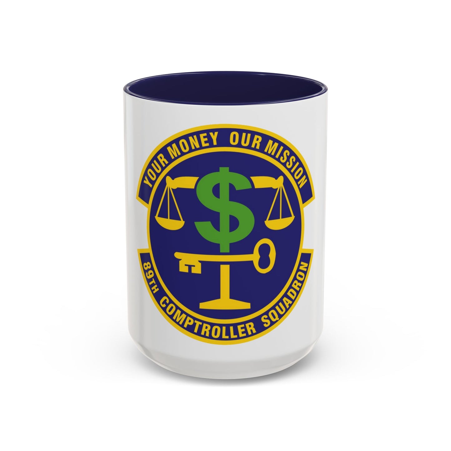 89th Comptroller Squadron (U.S. Air Force) Accent Coffee Mug