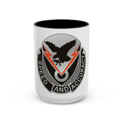 327 Signal Battalion (U.S. Army) Accent Coffee Mug