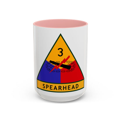 3rd Armored Division (U.S. Army) Accent Coffee Mug