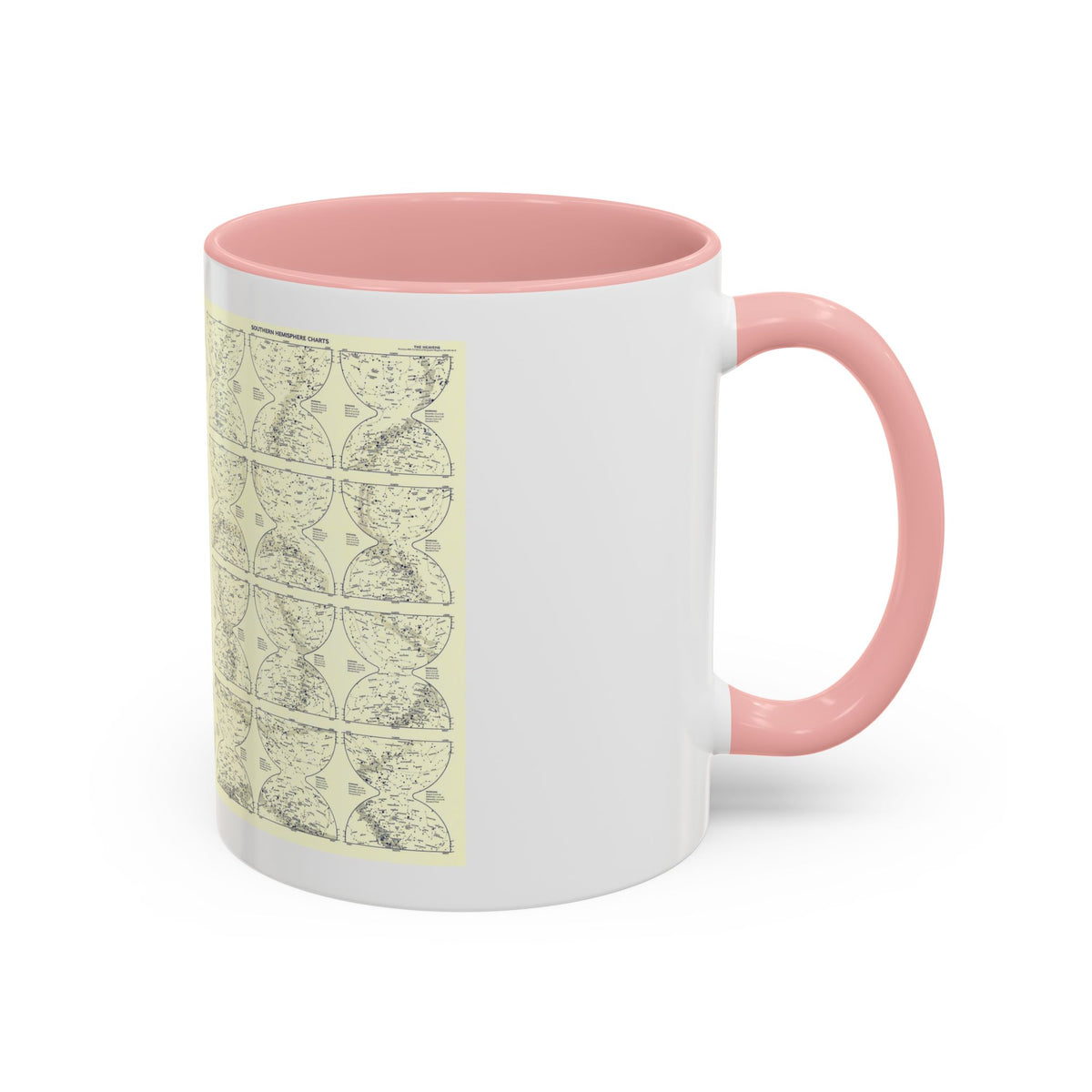 Heavens, The 2 (1957) (Map) Accent Coffee Mug