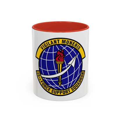 28th Force Support Squadron (U.S. Air Force) Accent Coffee Mug
