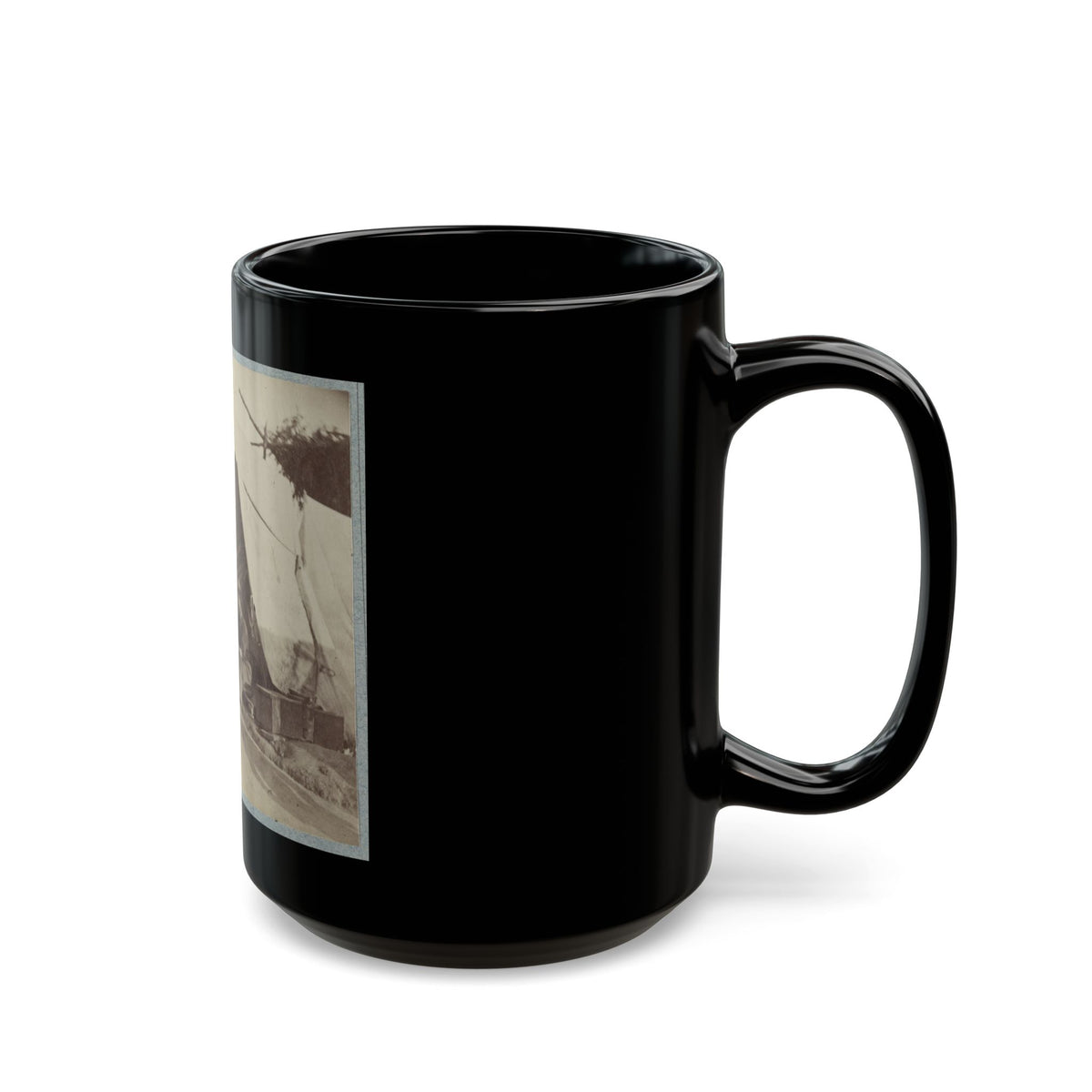 22d New York State Militia Near Harpers Ferry, Va., 1861 I.E.1862 008 (U.S. Civil War) Black Coffee Mug