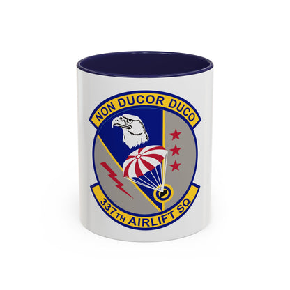 337th Airlift Squadron (U.S. Air Force) Accent Coffee Mug