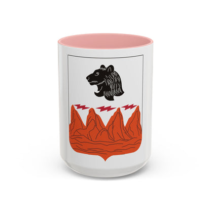 4 Signal Battalion 2 (U.S. Army) Accent Coffee Mug
