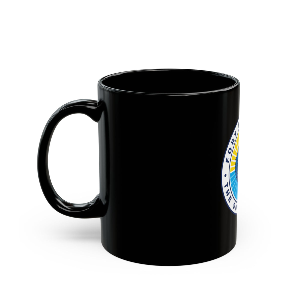 Seal of Fort Pierce Florida - Black Coffee Mug