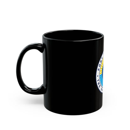 Seal of Fort Pierce Florida - Black Coffee Mug