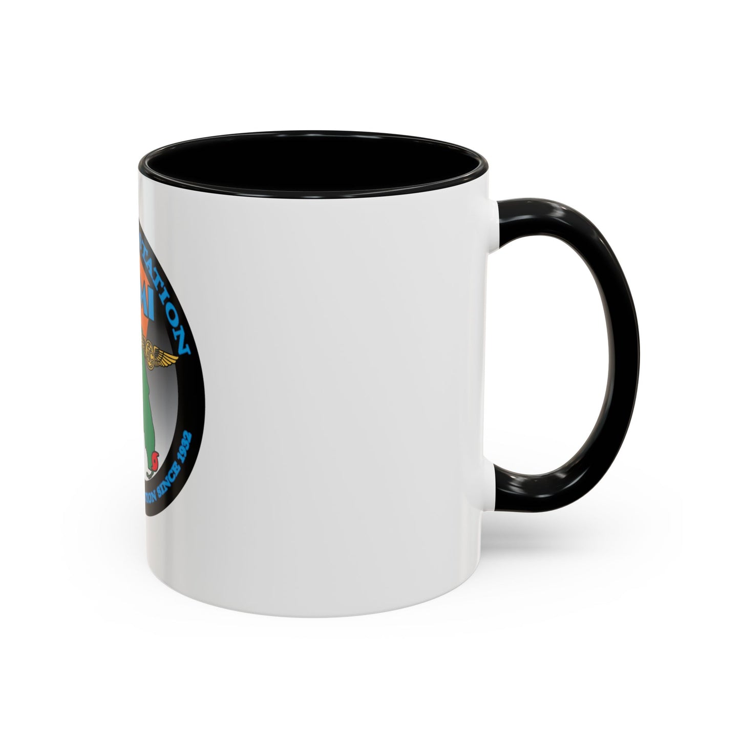 USCG Air Station Miami (U.S. Coast Guard) Accent Coffee Mug