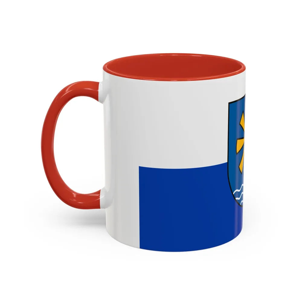 Flag of Bodenseekreis Germany - Accent Coffee Mug-Go Mug Yourself