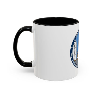 USCG Patrol Boat PBPL Bow to Stern Program (U.S. Coast Guard) Accent Coffee Mug