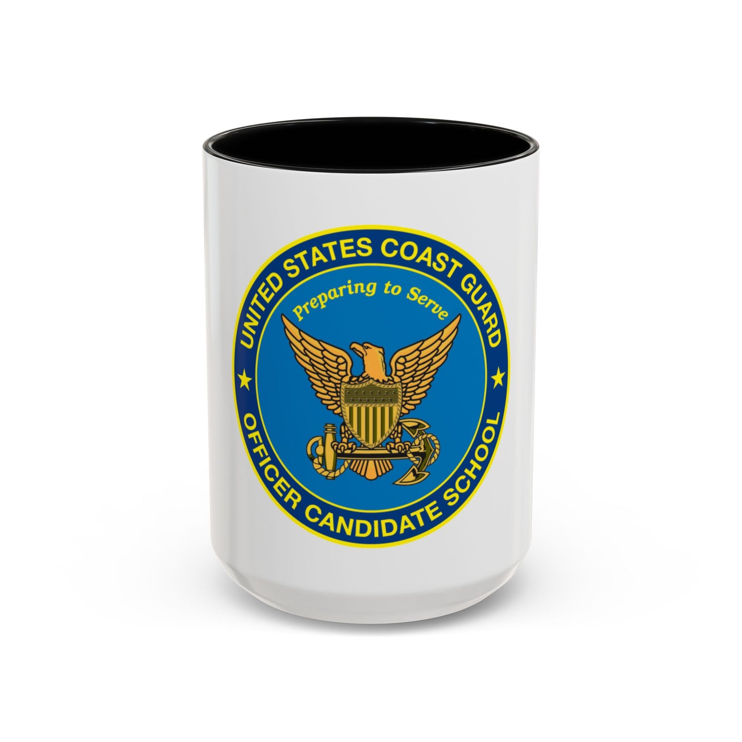 USCG Officer Candidate School (U.S. Coast Guard) Accent Coffee Mug