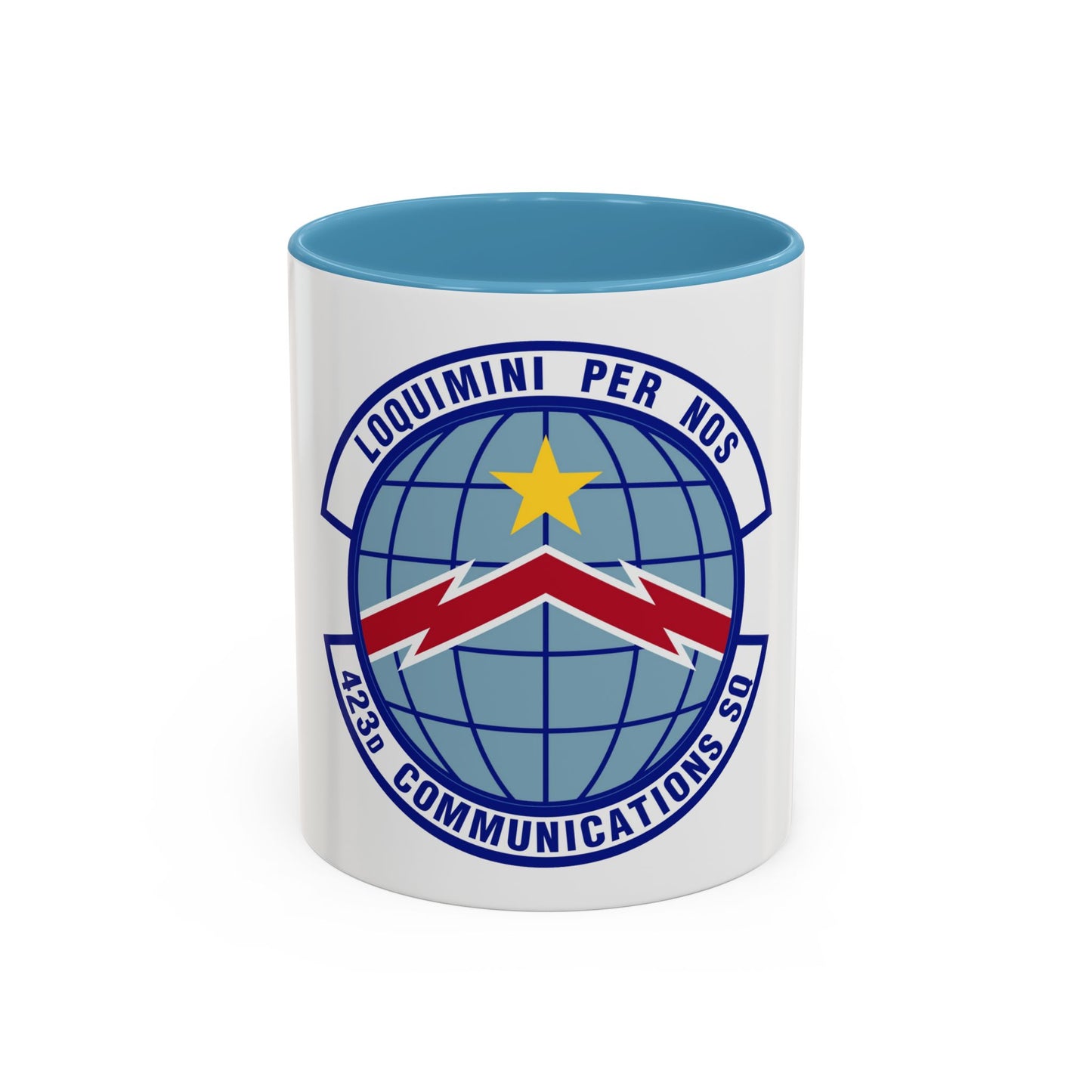 423d Communications Squadron (U.S. Air Force) Accent Coffee Mug