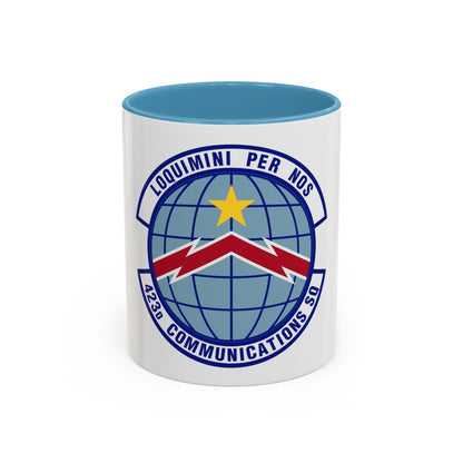 423d Communications Squadron (U.S. Air Force) Accent Coffee Mug