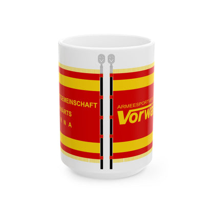 ASV ASG Pirna Fahne 1980er (Germany) White Coffee Mug