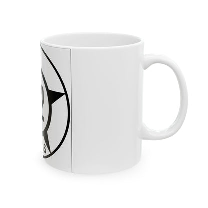 Old Texas 82 (Texas) (Road Sign) White Coffee Mug