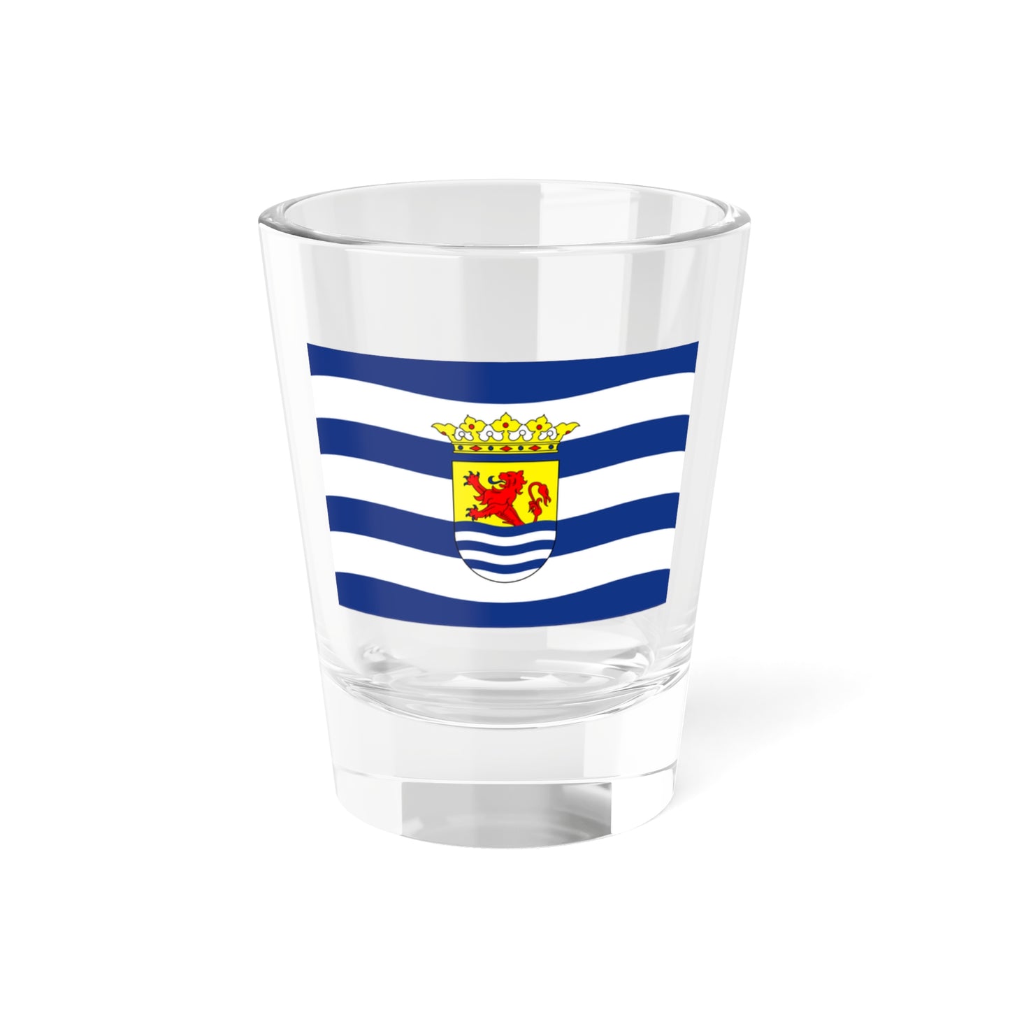 Flag of Zeeland Netherlands - Shot Glass 1.5oz