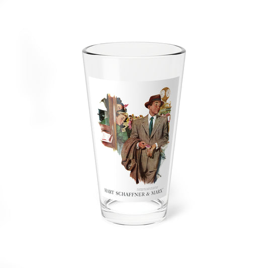 Hart Schaffner & Marx, Collier's, August 27, 1949 - Pint Glass 16oz