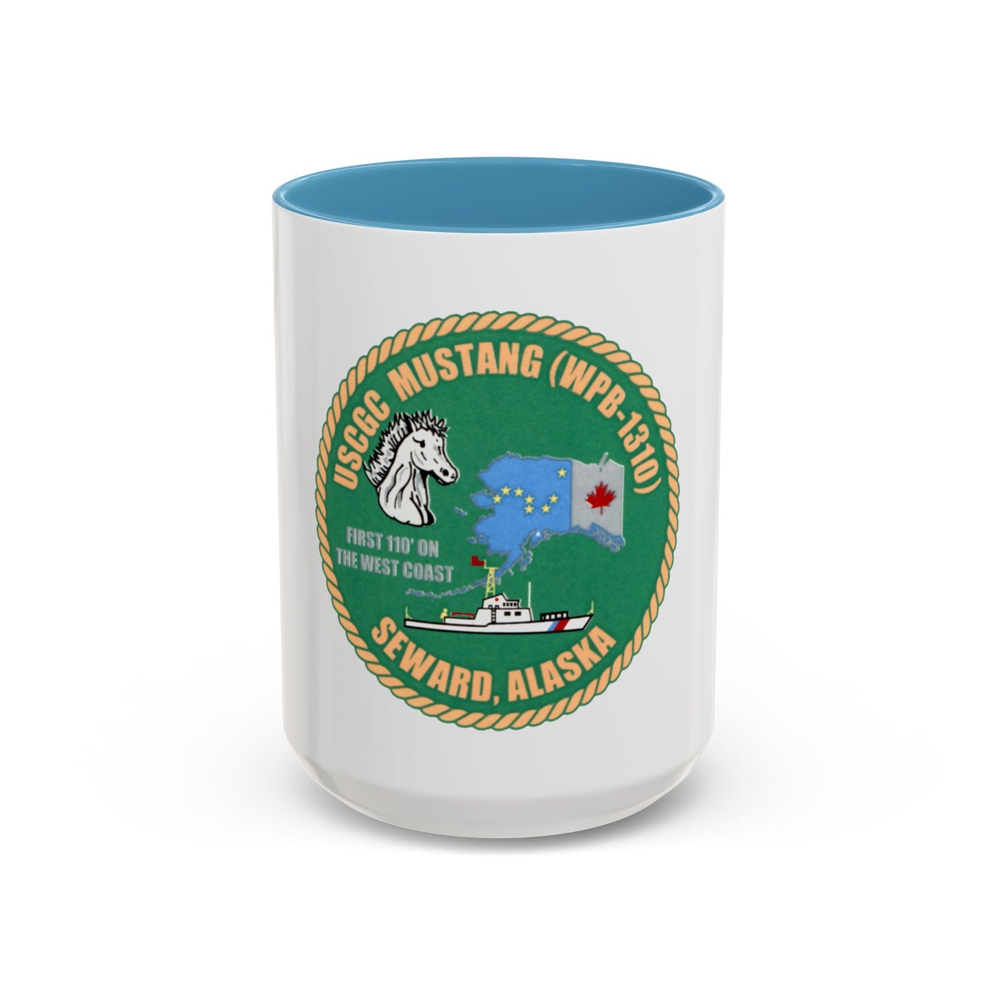 USCGC Mustang WPB 1310 v2 (U.S. Coast Guard) Accent Coffee Mug