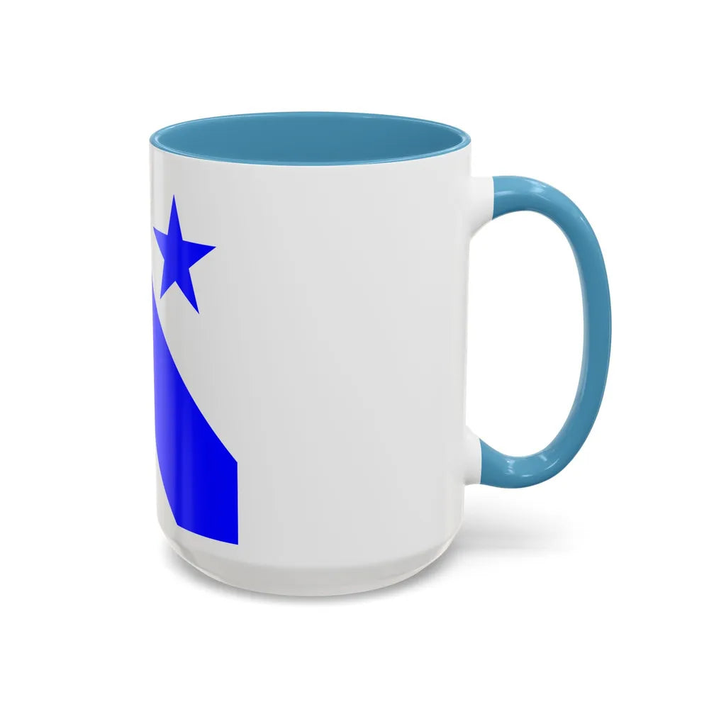 Flag of Bonfol Switzerland - Accent Coffee Mug-Go Mug Yourself