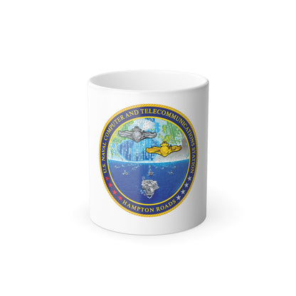 NCTS Hampton Roads (U.S. Navy) Color Changing Mug 11oz