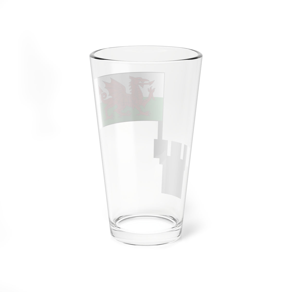 Welsh-Castle-Symbol (United Kingdom) Pint Glass 16oz