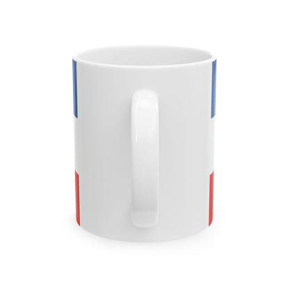 Querflagge Mannheim (Germany) White Coffee Mug
