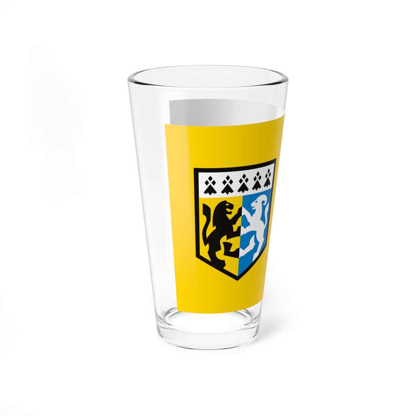 Flag of the Department of Finistere (France) Pint Glass 16oz