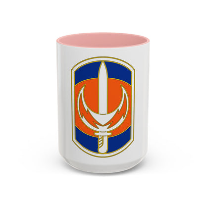 228 Signal Brigade 3 (U.S. Army) Accent Coffee Mug