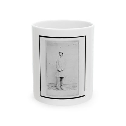 A.( ) Greenwall, Confederate Army Officer, Full-Length Portrait, Facing Front (U.S. Civil War) White Coffee Mug