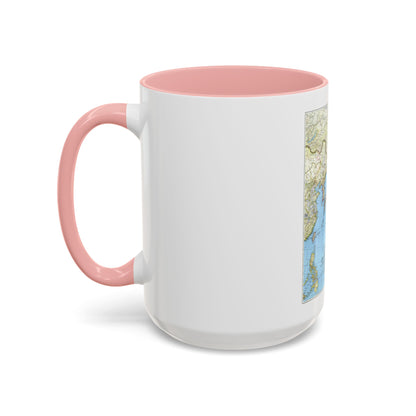 Japan and Adjacent Regions (1944) (Map) Accent Coffee Mug