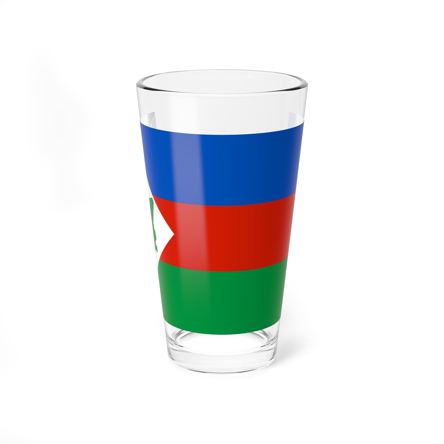 Flag of Vagaysky rayon Tyumen oblast 2003 (Russia) Pint Glass 16oz