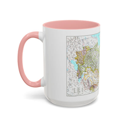 Russia - Soviet Union 1 (1990) (Map) Accent Coffee Mug