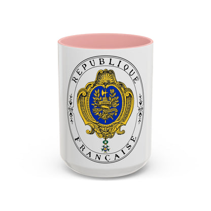 Coat of arms of the French Republic (1905) - Accent Coffee Mug