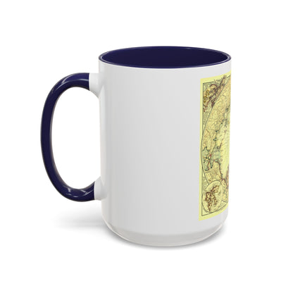North Pole (1907) (Map) Accent Coffee Mug
